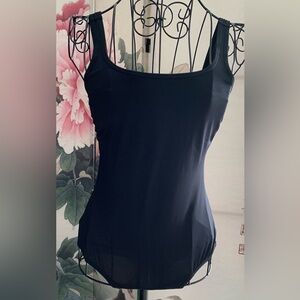 Lands’ End black swimsuit tummy control